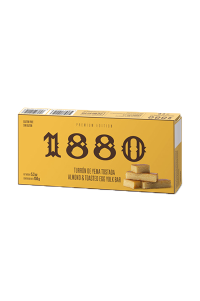Nugát z mandlí a toastovém žloutkem Premium Nugát z mandlí a toastovém žloutkem Premium