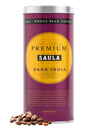 Premium Dark India kávová zrna 500g