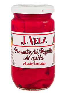 Pečené papriky Piquillo s česnekem